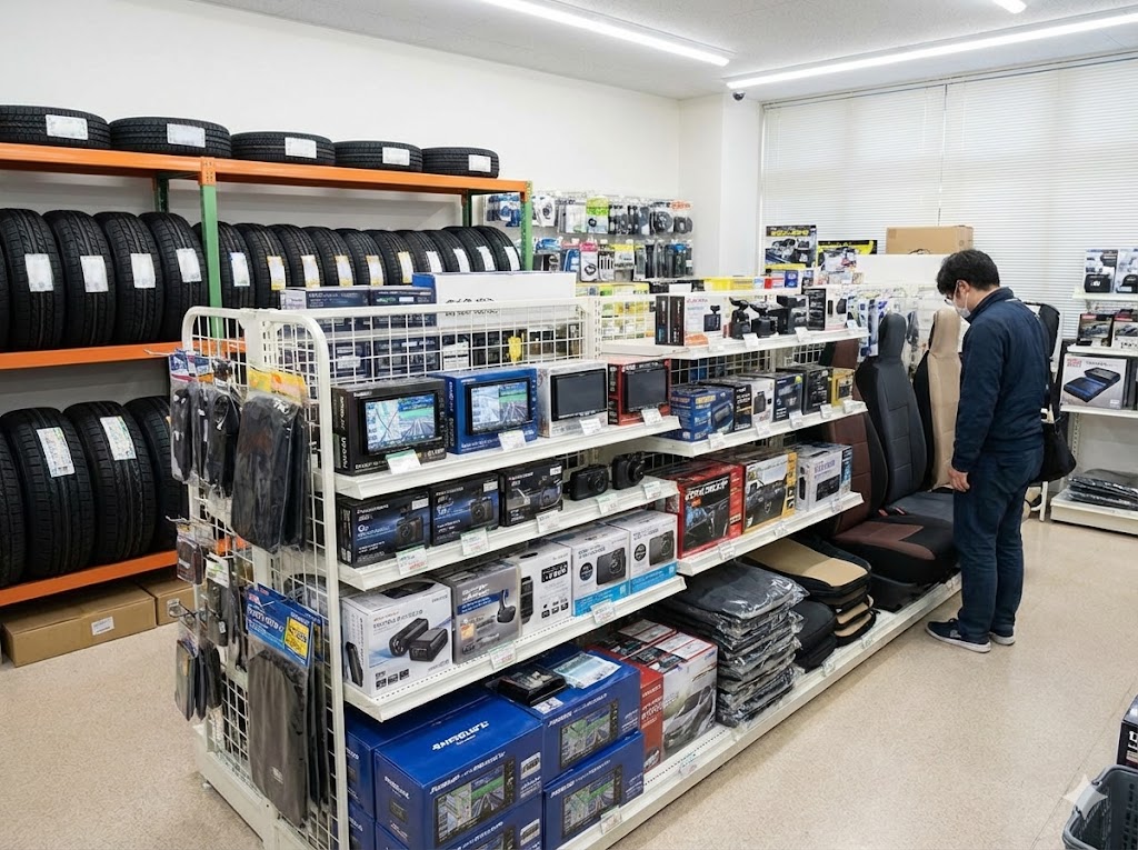 カー用品やタイヤもコミコミにできる独自の特徴