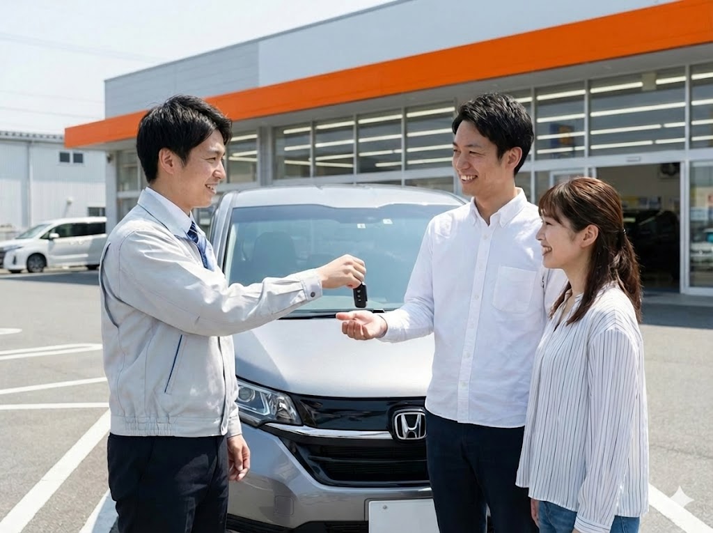 納車までの流れと店舗来店が必要な理由