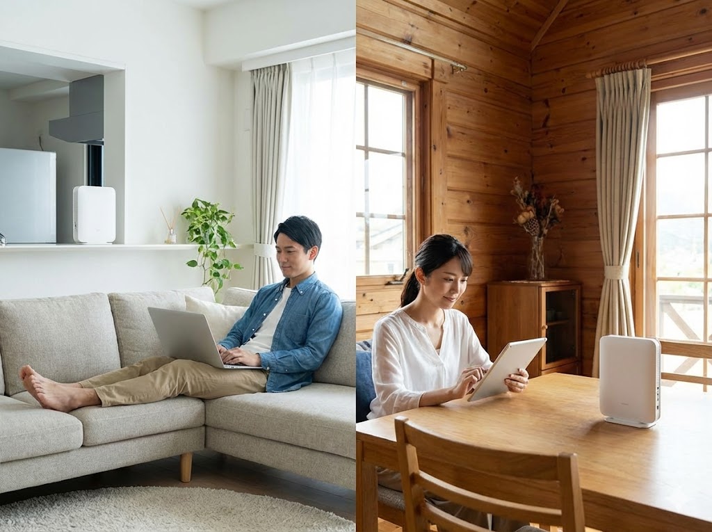 auホームルーター2台目を同一住所や別宅で使う方法