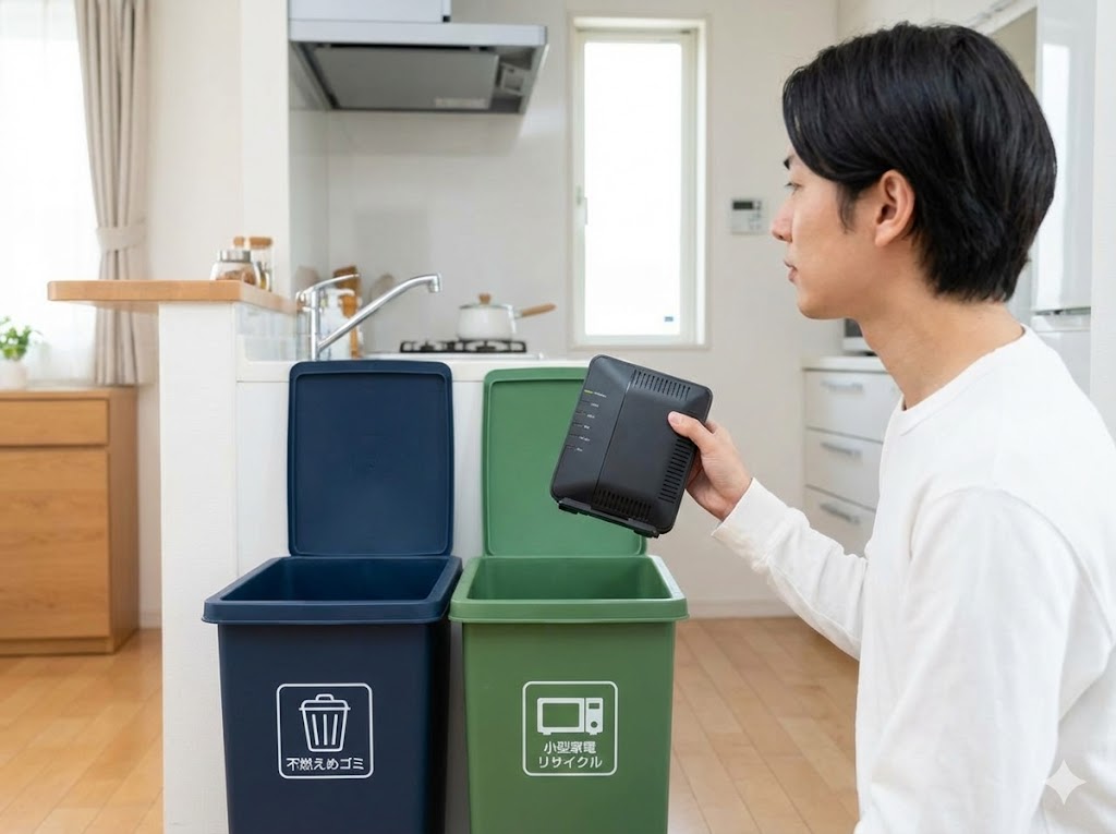 売却不可なら不燃ゴミか小型家電回収へ