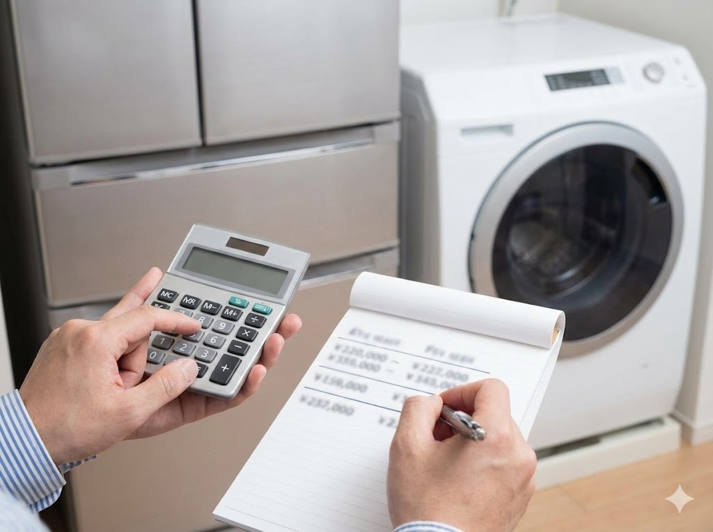 冷蔵庫や洗濯機セットの価格比較