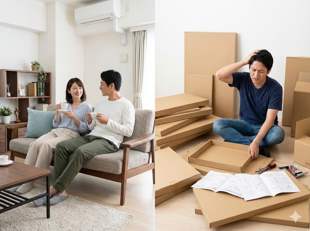 家具はレンタルかIKEAで購入か比較